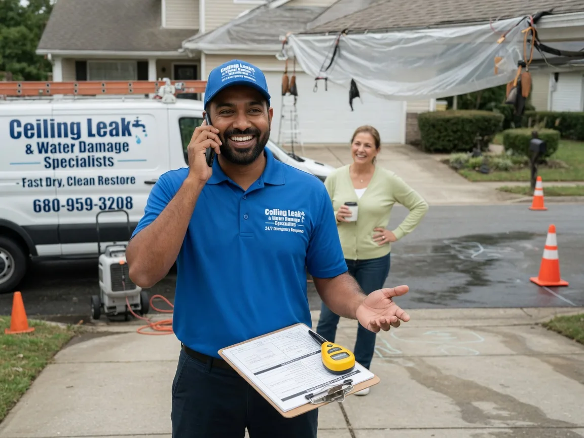 Ceiling Leak Cleanup Allen, TX FAQs